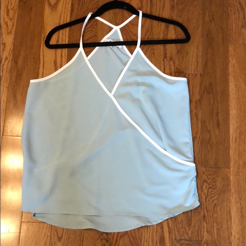 Green blue tank top